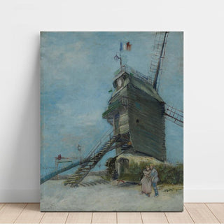 Le Moulin de la Galette - Vincent van Gogh | Reproduction Tableau Décoration murale affiche copie