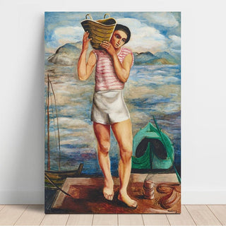 Le Pêcheur - Moïse Kisling | Reproduction Tableau Décoration murale affiche copie