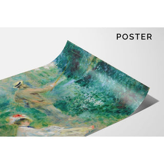Le Pêcheur à la Ligne - Pierre-Auguste Renoir | Reproduction Tableau Décoration murale affiche copie