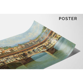 Le Ponte Vecchio, Florence - Antonietta Brandeis | Reproduction Tableau Décoration murale affiche copie