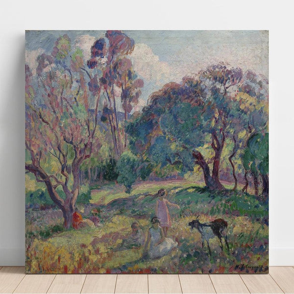 Reprodukcja obrazu Le Repos sous les arbres - Henri Lebasque