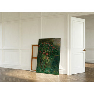 Le Rosier Fleuri - Gustave Caillebotte | Reproduction Tableau Décoration murale affiche copie