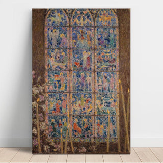 Le Vitrail, Chartres - Henri Le Sidaner | Reproduction Tableau Décoration murale affiche copie