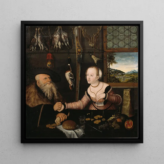 Le couple mal assorti - Lucas Cranach l'Ancien