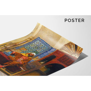 Le fumeur - Ludwig Deutsch | Reproduction Tableau Décoration murale affiche copie