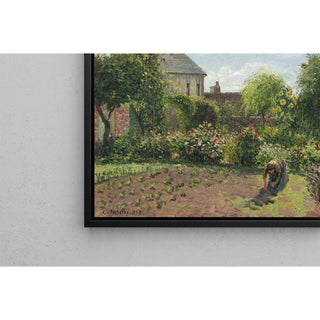 Le jardin des artistes à Eragny - Camille Pissarro | Reproduction Tableau Décoration murale affiche copie