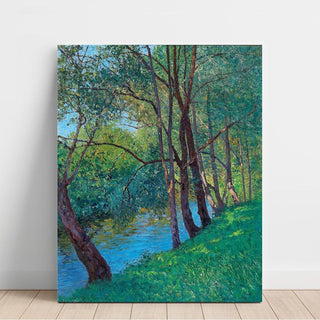 Le ruisseau de l'Au - Alfred Zoff | Reproduction Tableau Décoration murale affiche copie