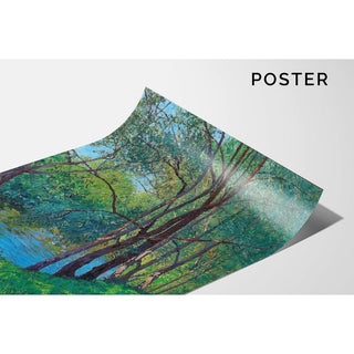 Le ruisseau de l'Au - Alfred Zoff | Reproduction Tableau Décoration murale affiche copie