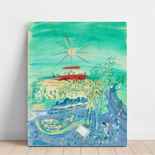 Le train bleu - Raoul Dufy | Reproduction Tableau Décoration murale affiche copie