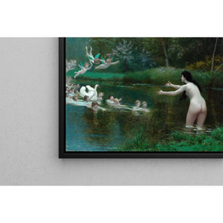 Léda et le cygne - Jean-Léon Gérôme | Reproduction Tableau Décoration murale affiche copie