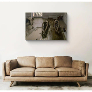 Les Raboteurs de parquet - Gustave Caillebotte | Reproduction Tableau Décoration murale affiche copie