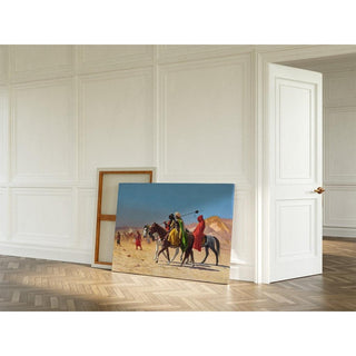 Les cavaliers traversent le désert - Jean-Léon Gérôme | Reproduction Tableau Décoration murale affiche copie