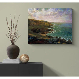 Les falaises de Gréville - Jean-François Millet | Reproduction Tableau Décoration murale affiche copie