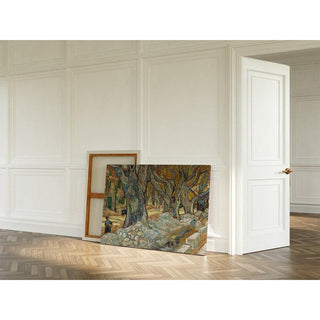 Les grands platanes cantonniers de Saint-Rémy - Vincent van Gogh | Reproduction Tableau Décoration murale affiche copie