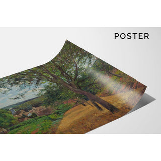 Les vergers de Louveciennes - Camille Pissarro | Reproduction Tableau Décoration murale affiche copie