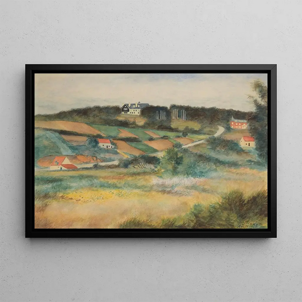 Widok na Sint-Genesius-Rode - Léon Spilliaert — oprawiony obraz na ścianie