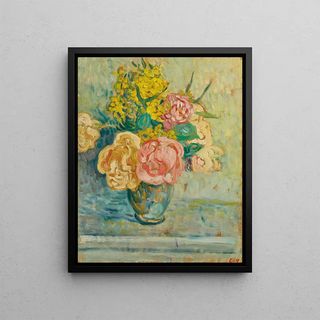 Louis Valtat - Bouquet de roses et de mimosas.webp