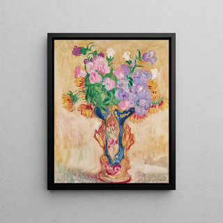 Louis Valtat - Grand bouquet au vase en porcelaine.webp