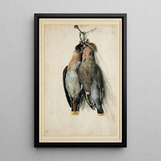 Lucas Cranach the Elder - Two Dead Bohemian Waxwings.webp