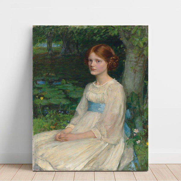 Reprodukcja obrazu Mademoiselle Betty Pollock - John William Waterhouse