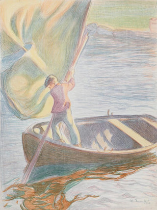 Magnus Enckell - Boy and Sail.webp