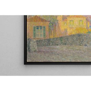 Maisons au Soleil, Villefranche-sur-Mer - Henri Le Sidaner | Reproduction Tableau Décoration murale affiche copie