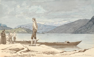 Martinus Rrbye - Et overfartssted Figurer ved bde.webp