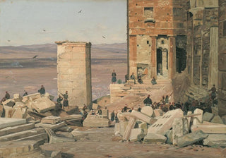 Martinus Rrbye - Greeks Working in the ruins of the Acropolis.webp