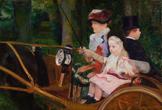 Mary Cassatt - A Woman and a Girl Driving.webp
