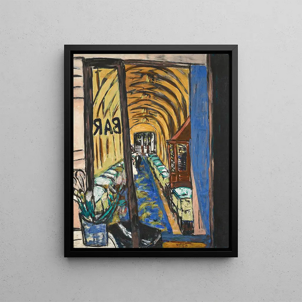 Un bar à Paris - Max Beckmann — oprawiony obraz na ścianie