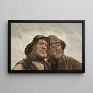 Michael Ancher - Two Fishermen Study.webp