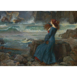 Miranda - La Tempête - John William Waterhouse | Reproduction Tableau Décoration murale affiche copie