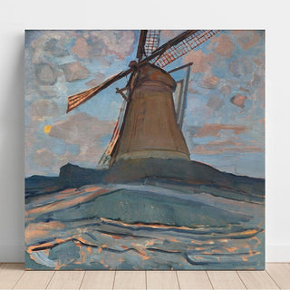 Moulin - Piet Mondrian | Reproduction Tableau Décoration murale affiche copie