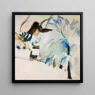 Murnau avec locomotive - Wassily Kandinsky