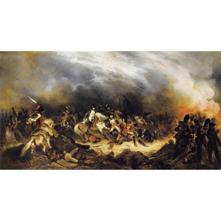 Napoléon à Waterloo d'Auguste Raffet | Reproduction Tableau Décoration murale affiche copie