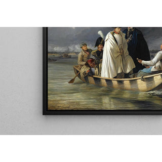 Napoléon quittant la Lobau après la défaite à la bataille d'Aspern d'Anton von Perger | Reproduction Tableau Décoration murale affiche copie