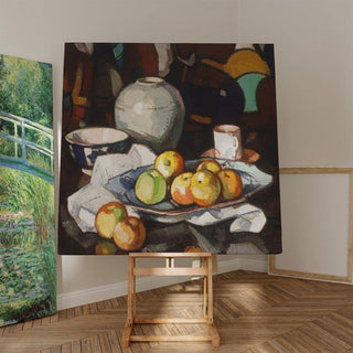 Nature morte ; Pommes et pot - Samuel John Peploe | Reproduction Tableau Décoration murale affiche copie