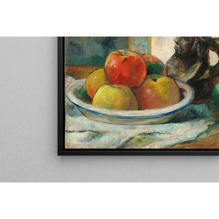 Nature morte avec pommes, une poire et une cruche portrait en céramique - Paul Gauguin | Reproduction Tableau Décoration murale affiche copie
