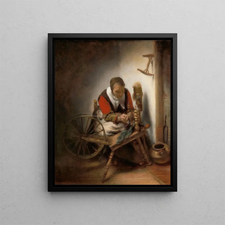 Nicolaes Maes - De spinster.webp