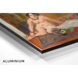 Nu Accroupi Près d’un Aquarium - Henri Matisse | Reproduction Tableau Décoration murale affiche copie