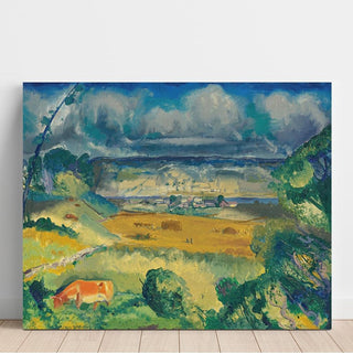 Nuages et Prairie - George Bellows | Reproduction Tableau Décoration murale affiche copie