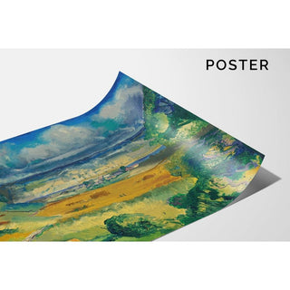 Nuages et Prairie - George Bellows | Reproduction Tableau Décoration murale affiche copie