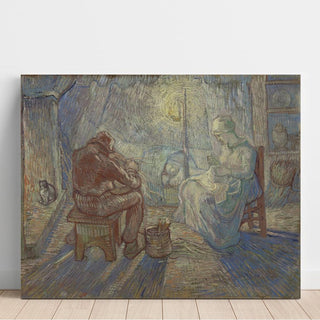 Nuit d’après Millet - Vincent van Gogh | Reproduction Tableau Décoration murale affiche copie