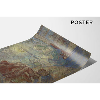 Nuit d’après Millet - Vincent van Gogh | Reproduction Tableau Décoration murale affiche copie