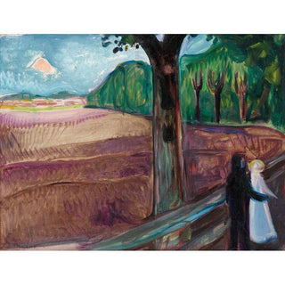 Nuit d'été - Edvard Munch | Reproduction Tableau Décoration murale affiche copie