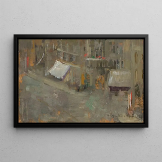 Olga Boznanska - Place de Thernes in Paris.webp