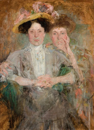 Olga Boznanska - Portrait of Two Young Ladies.webp