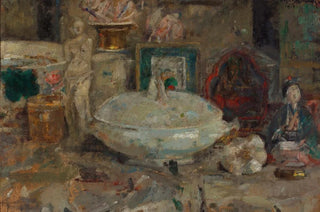 Olga Boznanska - Still life with a vase.webp