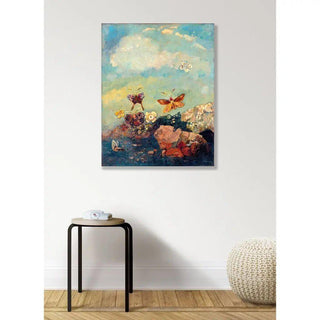 Papillons - Odilon Redon | Reproduction Tableau Décoration murale affiche copie