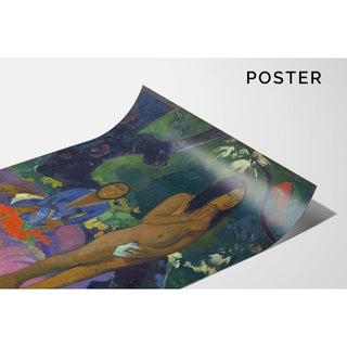 Parau na te Varua ino Words of the Devil - Paul Gauguin | Reproduction Tableau Décoration murale affiche copie